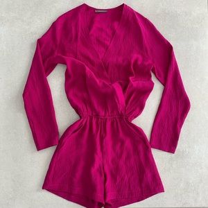 FUSCHIA PINK ROMPER